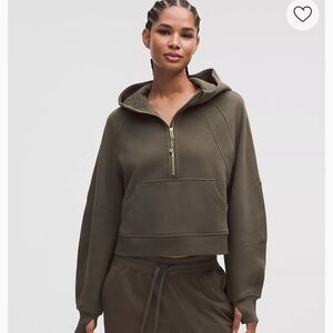 Rare Gold Lululemon Athletica Green Zip-Up Jacket